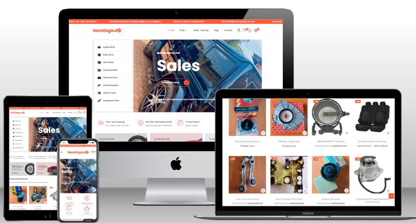 Merc-KingAuto – E-commerce Auto Parts Store