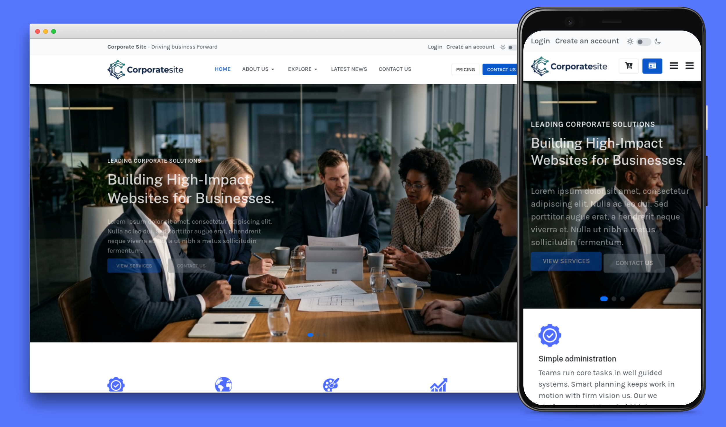 Corporate Site (Joomla 5 CMS)