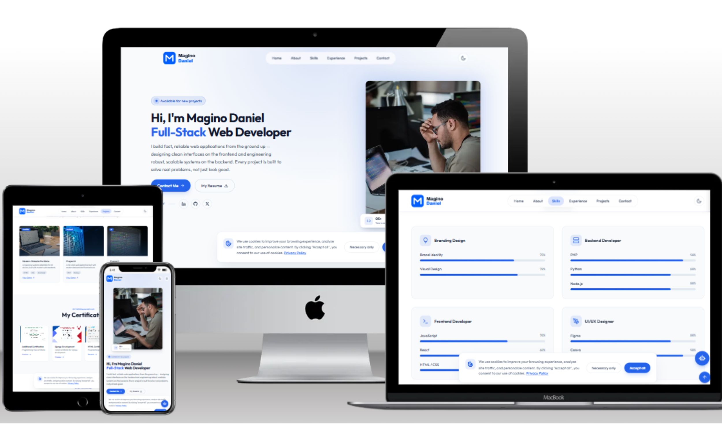 Open-Source Laravel Developer Portfolio