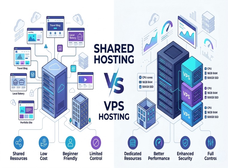 Shared Hosting vs VPS Hosting: Which One Should You Choose in 2026?